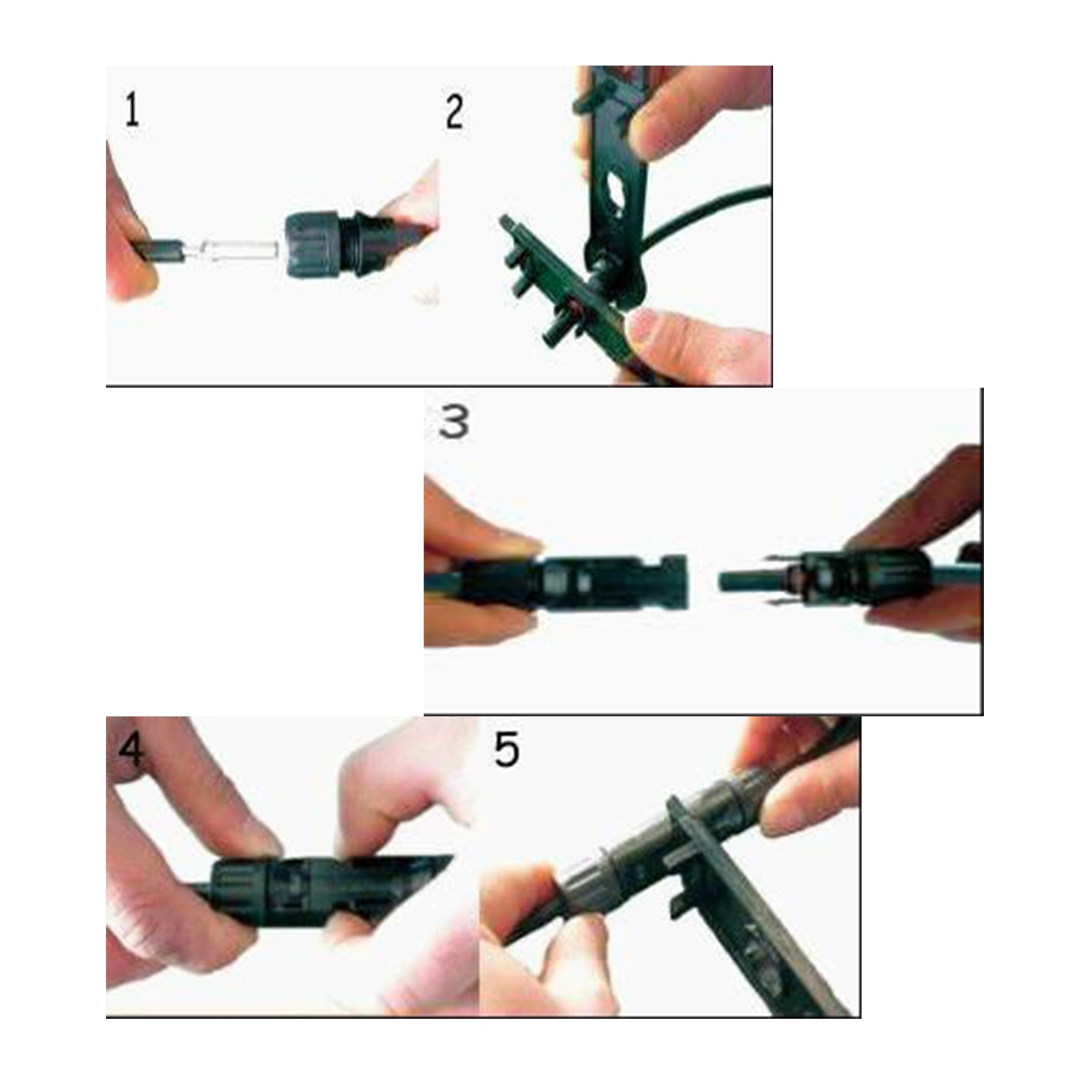MC4 太阳能电池板连接器扳手 MC4 公/母插头 断开工具 扳手 手动工具